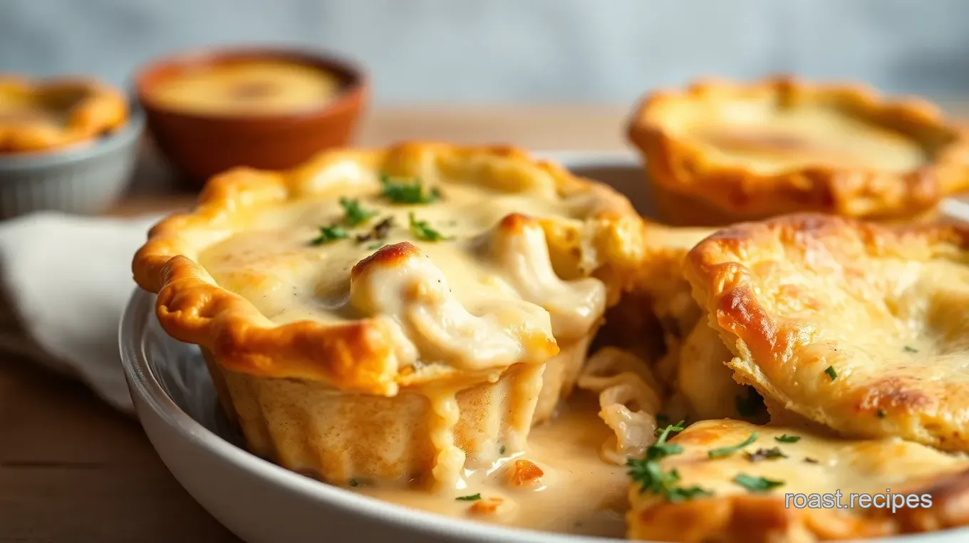 Hearty Chicken Pot Pie with a Golden Flaky Crust