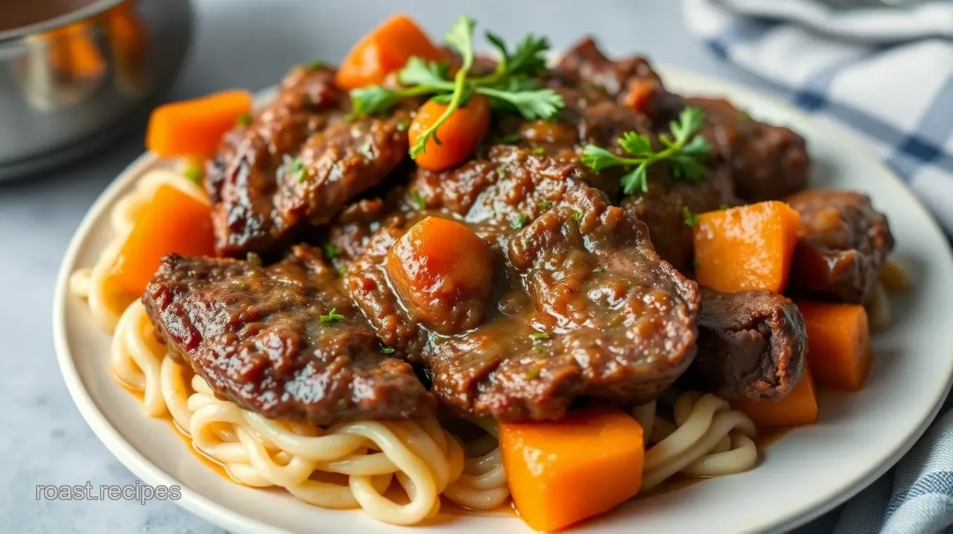 Delicious Braised Angus Beef Chuck Roast