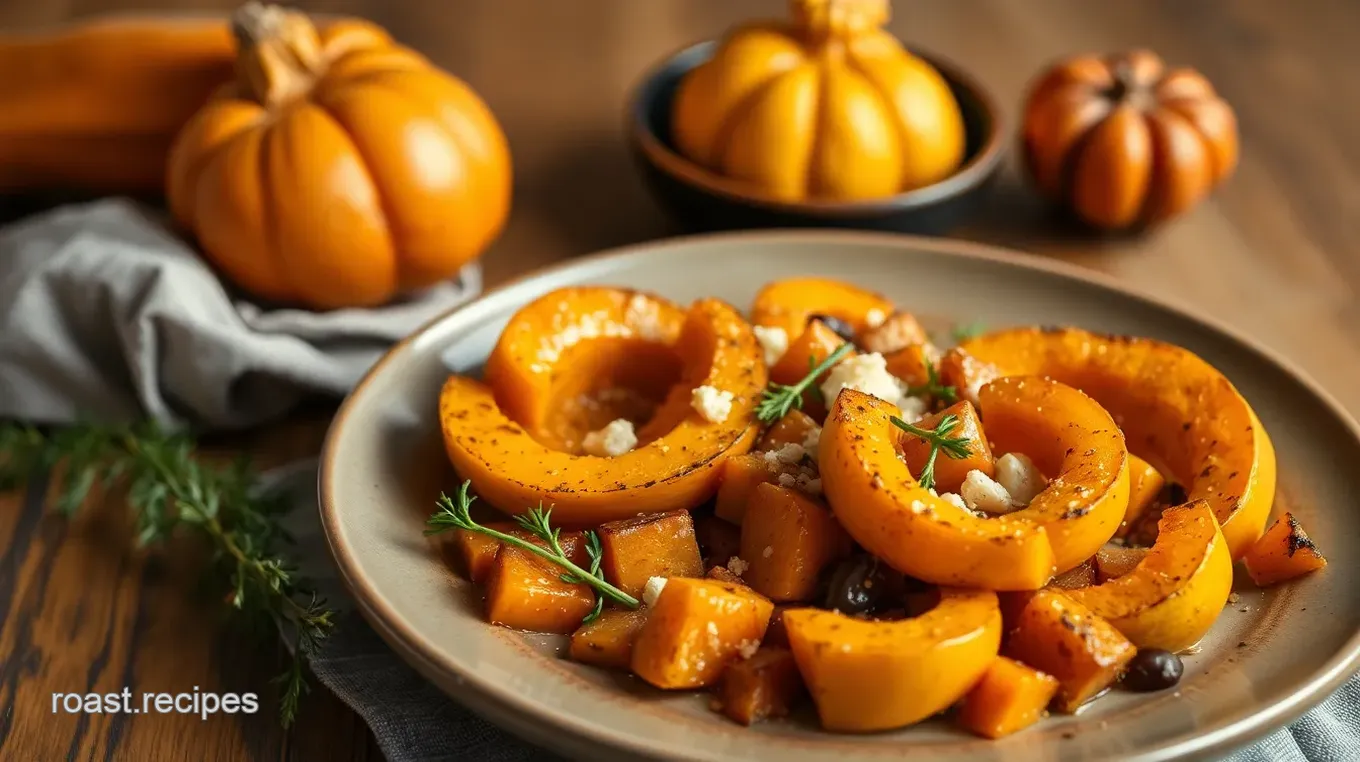 Sweet & Savory Roasted Butternut Squash