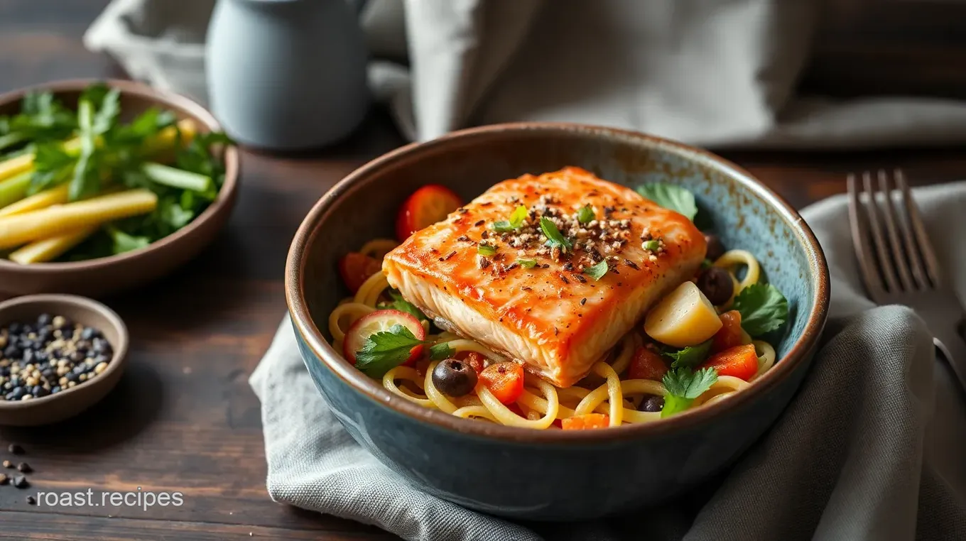 Flavorful Air Fryer Salmon Bowl