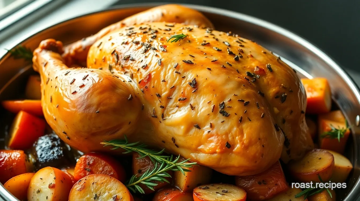 Herb-Roasted Chicken with Root Vegetables