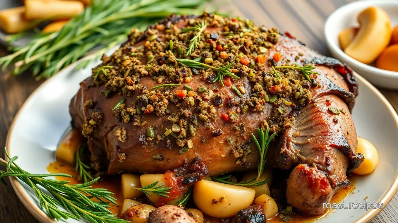 My Family' s Favorite: Roasting Elk with Flavorful Herb Crust Roasting Elk with Flavorful Herb Crust