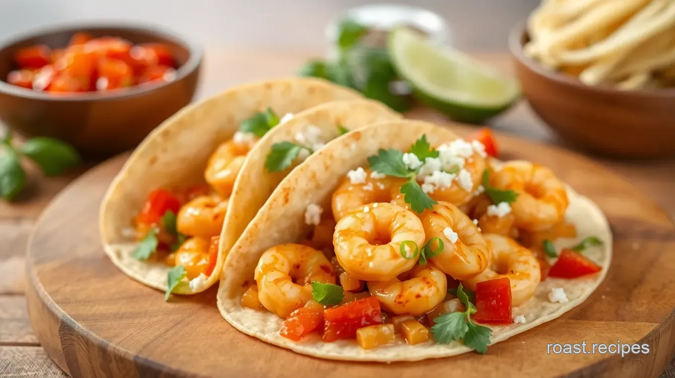 Sautéed Shrimp Tacos with Tangy Lime