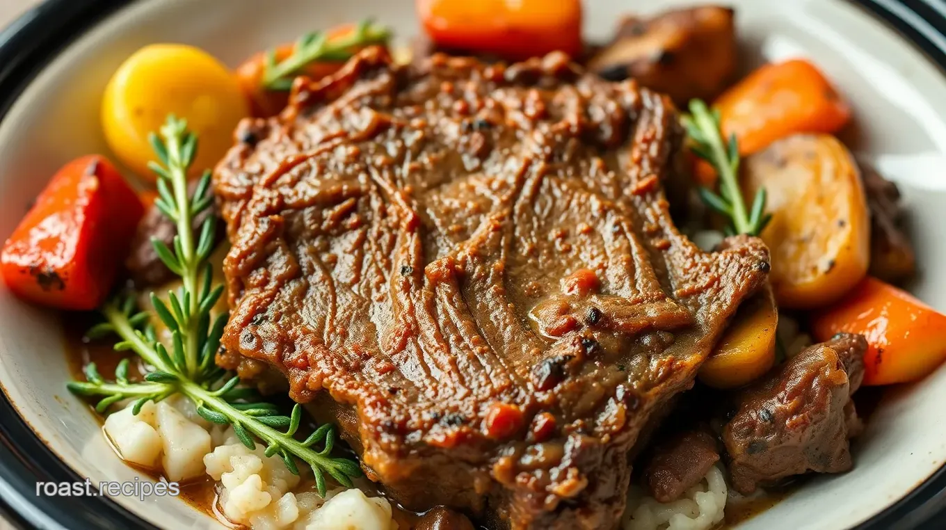 Slow-Cooked Chuck Roast with Vegetables