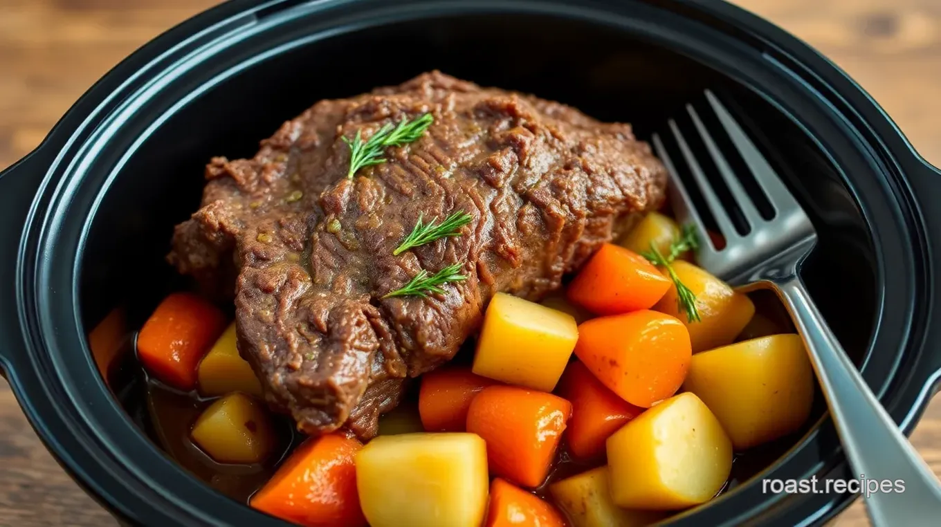 Slow Cooker Elk Roast - Tender & Hearty