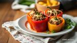 Bake Ground Beef Stuffed Peppers - Easy Recipe