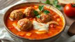 Bake Italian Wedding Soup with Meatballs