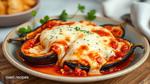 Baked Eggplant Parmesan with Rich Cheese