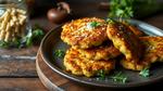 Crispy Zucchini Fritters with Parmesan