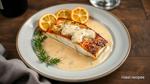 Pan-Seared Sea Bass with Creamy Wine Sauce