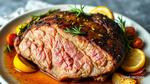 Sear Savory Bison Roast with Zesty Herbs