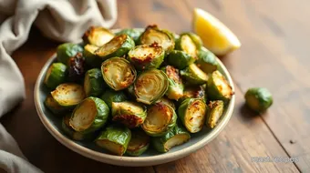 Air Fryer Brussels Sprouts Crispy & Flavorful