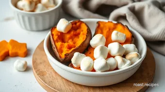 Bake Sweet Potatoes in Marshmallow Delight