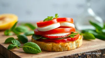 Quick Caprese Sandwich with Fresh Mozzarella