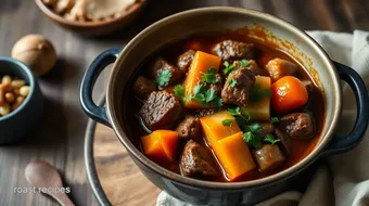 One-Pot Beef Stew with Tender Vegetables