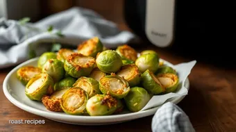 Air Fryer Brussels Sprouts Crispy & Delicious