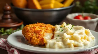 Fried Chicken with Creamy Mashed Potatoes