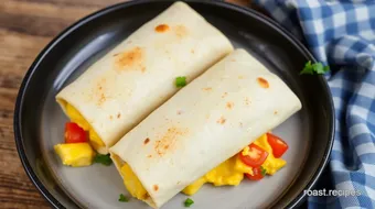 Scrambled Eggs Breakfast Burritos Quick & Easy