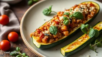 Bake Zucchini Boats with Savory Italian Filling