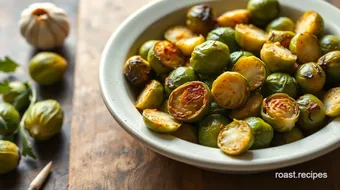 Roasted Brussels Sprouts with Garlic Flavor