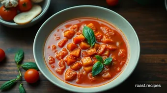 Discover Ina Garten's Roasted Tomato Basil Soup: 5 Amazing Tips! recipe card