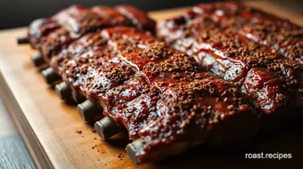 Oven-Baked Ribs with Sweet Dry Rub Flavor