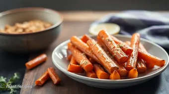 Roasted Carrots with Garlic Powder