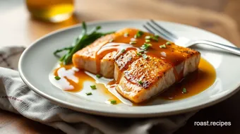 Pan-Seared Salmon with Sweet Honey Sauce