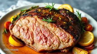 Sear Savory Bison Roast with Zesty Herbs