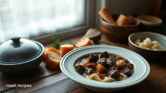 Slow Cooked Beef Stew Comforting Meal