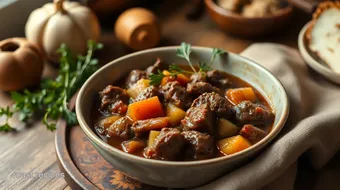 Slow Cooked Beef Stew with Hearty Veggies