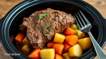 Slow Cooker Elk Roast - Tender & Hearty recipe card