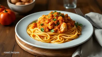 Quick Buffalo Chicken Spicy Pasta Dish