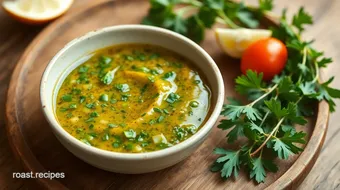 Mix Fresh Herbs for Zesty Chimichurri Sauce