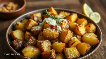 Roasted Potatoes with Crispy Parmesan