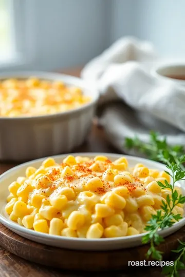 Bake Corn Casserole - Creamy & Buttery Goodness presentation