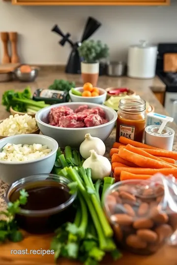 Delicious Braised Angus Beef Chuck Roast ingredients