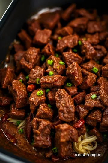 Chipotle-Style Slow Roasted Taco Meat presentation