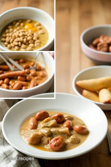 Savory Turkey Sausage Breakfast Gravy steps