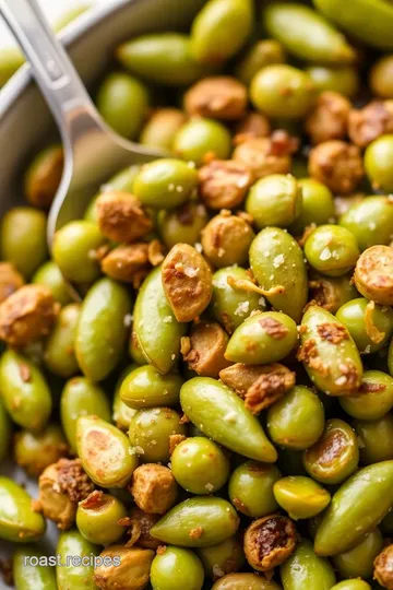 Crunchy Roasted Edamame Beans presentation