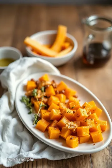 Sweet & Savory Roasted Butternut Squash ingredients