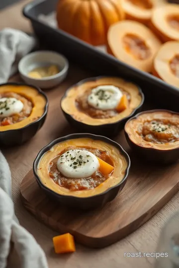 Sweet & Savory Roasted Butternut Squash presentation