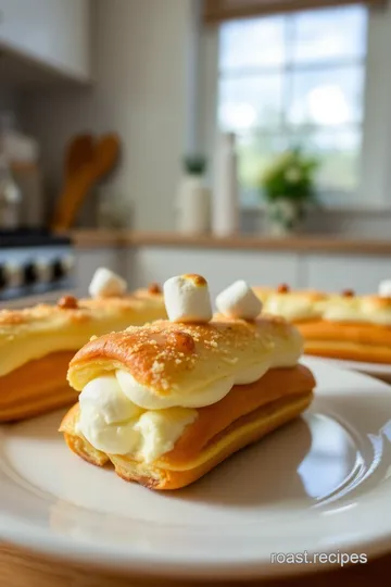 Delicious Roasted Marshmallow Cream Éclairs steps