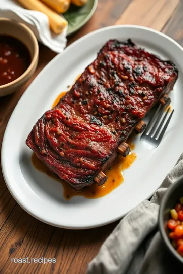 Ultimate Smoked Beef Short Ribs presentation