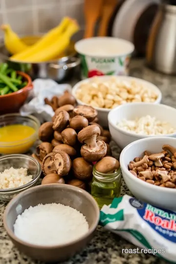 Metropolitan Market Roast Mushroom Couscous Salad ingredients