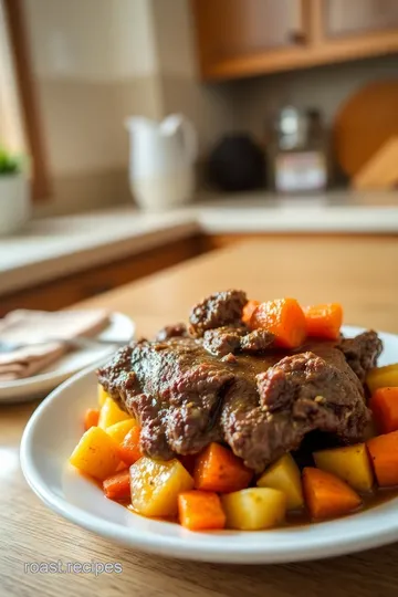 Mississippi Pot Roast with Potatoes and Carrots steps