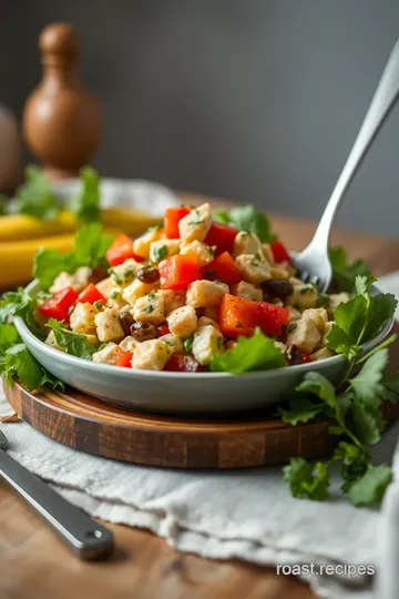 Classic Cobb Salad Recipe presentation