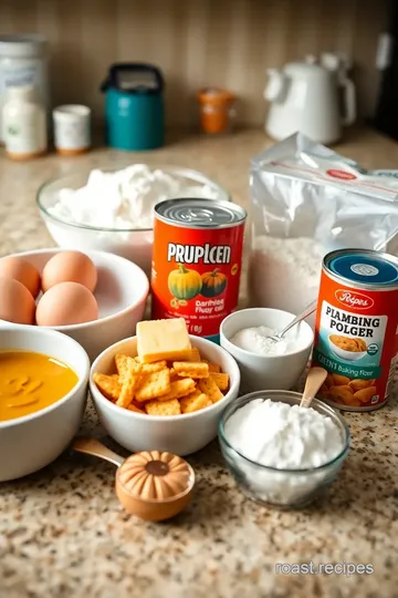 Pumpkin Bread Recipe ingredients