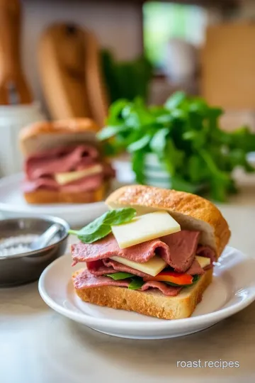 Roast Beef Sandwiches with Horseradish Cream steps