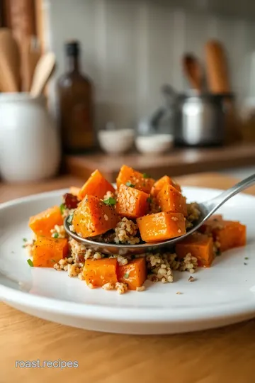 Roasted Spoon with Herbed Quinoa and Garlic Yogurt Sauce steps